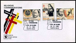 Malta - FDC - Religious Commemorations                     - Malta