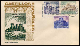 Spanje - FDC - Castillos Espanoles                        - FDC