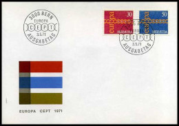 Zwitserland - FDC - Europa 1971                                            - 1971