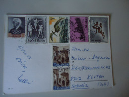 SAN MARINO  1955  MONUMENTS   POSTCARDS    STAMPS  DINOSAUR OLYMPIC GAMES ZODIAC  2 SCAN - San Marino