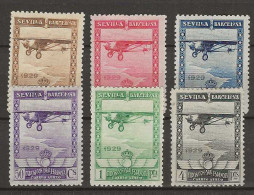 1929 MH Spain Mi 422-27 - Unused Stamps