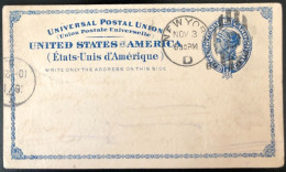 Etats-Unis, Entier-carte, Cachet NEW YORK D 1889 - (C721) - ...-1900