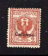 1912  - ISOLE ITALIANE DELL'EGEO: CALIMNO -  Italia - Catg. Unif.  1 - LH - (W039..) - Egeo (Calino)