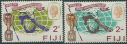 Fiji 1966 SG349-350 World Cup Football Set MNH - Fiji (1970-...)