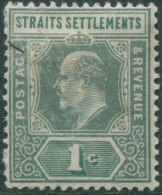 Malaysia Straits Settlements 1902 SG110 1c Green KEVII MH - Straits Settlements