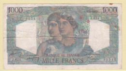 1000 FRANCS MINERVE ET HERCULE D 15 12 1949 D 90541 J 624 - 1 000 F 1945-1950 ''Minerve Et Hercule''