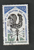 TIMBRE - N°1778 - 50ème Anniversaire De La Création Des Chambres D'Agriculture   - 1973   - Oblitéré - - Unused Stamps