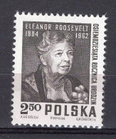 R3267 - POLOGNE POLAND Yv N°1385 ** Eleanor Roosevelt - Unused Stamps