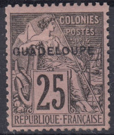 TIMBRE GUADELOUPE ALPHEE DUBOIS N° 21 NEUF * GOMME TRACE DE CHARNIERE - Unused Stamps