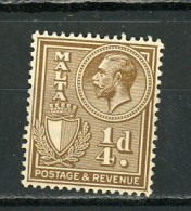 MALTE (GB) : GEORGE V - N° Yvert 117 ** - Malta (...-1964)