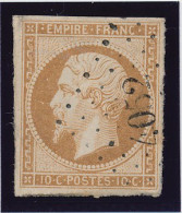 10 C Bistre N° 13 Obl Pc 4052 (Pierrefitte-s-Aire) TB. - 1853-1860 Napoleon III