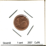 1 EURO CENT 2007 SLOVÉNIE SLOVENIA Pièce #AS582.F.A - Slovenië