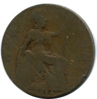 HALF PENNY 1914 UK GRANDE-BRETAGNE GREAT BRITAIN Pièce #BA961.F.A - C. 1/2 Penny