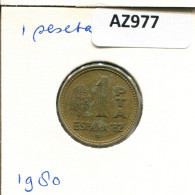 1 PESETA 1980 ESPAGNE SPAIN Pièce #AZ977.F.A - 1 Peseta