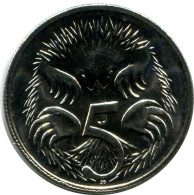 5 CENT 1999 AUSTRALIEN AUSTRALIA UNC ECHIDNA #M10354.D.A - 5 Cents