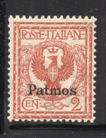 1912  - ISOLE ITALIANE DELL'EGEO: PATMOS -  Italia - Catg. Unif. 1 - LH - (W039..) - Egeo (Patmo)