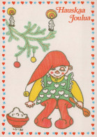 Buon Anno Natale BAMBINO Vintage Cartolina CPSM #PAY261.A - New Year