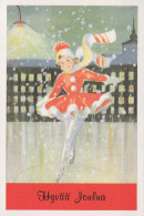Buon Anno Natale BAMBINO Vintage Cartolina CPSM #PAY241.A - New Year