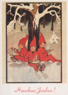 Buon Anno Natale BAMBINO Vintage Cartolina CPSM #PAY126.A - New Year