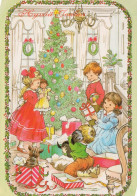 Happy New Year Christmas CHILDREN Vintage Postcard CPSM #PAY109.A - New Year