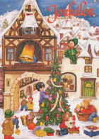 Feliz Año Navidad NIÑOS Vintage Tarjeta Postal CPSM #PAY090.A - New Year