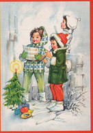 Happy New Year Christmas CHILDREN Vintage Postcard CPSM #PAY014.A - New Year