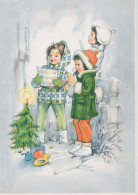 Happy New Year Christmas CHILDREN Vintage Postcard CPSM #PAY009.A - New Year