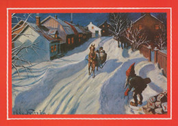 Feliz Año Navidad Vintage Tarjeta Postal CPSM #PAW894.A - New Year