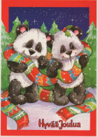 Buon Anno Natale ORSACCHIOTTO Vintage Cartolina CPSM #PAU693.A - New Year