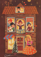 Feliz Año Navidad NIÑOS Vintage Tarjeta Postal CPSM #PAU002.A - New Year