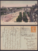 France 1921 Used Postcard Paris, Grand Palace, Esplanade, View, Picture Post Card, Postal Stationery - Brieven En Documenten