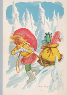 Neujahr Weihnachten KINDER Vintage Ansichtskarte Postkarte CPSM #PBM328.A - New Year