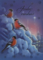 Feliz Año Navidad PÁJARO Vintage Tarjeta Postal CPSM Unposted #PBA577.A - Neujahr