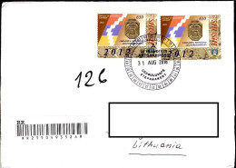 ARMENIA ARTSAKH KARBAKH 2018 Registered Letter / Cover To LT #1. Flag Arms - Armenia