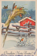 Neujahr Weihnachten Vintage Ansichtskarte Postkarte CPSMPF #PKD319.A - Neujahr