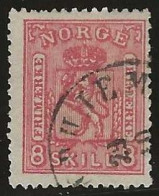 Norway    .  Y&T  .   15 (2 Scans)    .  1867       .      O  .     Cancelled - Used Stamps