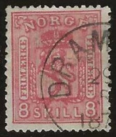 Norway    .  Y&T  .   15 (2 Scans)    .  1867       .      O  .     Cancelled - Used Stamps