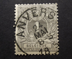 België - Belgique  1884 - OPB/COB ° 43  -  Liggende Leeuw -  Anvers 1875 - 1869-1888 Lion Couché (Liegender Löwe)