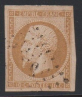 Napoléon 10c, N°13A, Obli PC, Cote 20€ ( CLA0724/1.2) - 1853-1860 Napoleon III