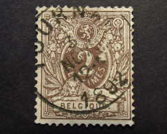 België - Belgique  1884 - OPB/COB ° 44 -  Liggende Leeuw -  Obl.  Tournai 1892 - 1869-1888 Leone Coricato