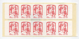 - FRANCE Carnet 10 Timbres Prioritaires Marianne De Ciappa - LE PREMIER TIMBRE 3D - VALEUR FACIALE 14,30 € - - Modern : 1959-...