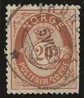 Norway    .  Y&T  .   42     .     '83-'90    .      O  .     Cancelled - Used Stamps