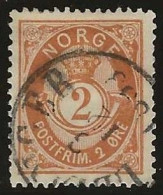 Norway    .  Y&T  .   36   .     '83-'90    .      O  .     Cancelled - Used Stamps