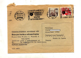 Lettre Flamme Prague Visitez Tchecoslovaquie - Briefe U. Dokumente