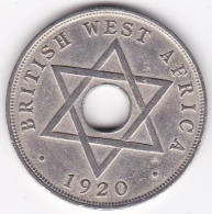 British West Africa 1 Penny 1920 H. George V . En Cupro Nickel, KM# 9 - Andere - Afrika