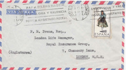 MALAGA CC SELLO TRAJE TIPICO GERONA MAT RODILLO CORREO AEREO - Storia Postale