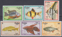 CUBA 1977, FAUNA, FISHES, COMPLETE MNH SERIES With GOOD QUALITY, *** - Nuovi