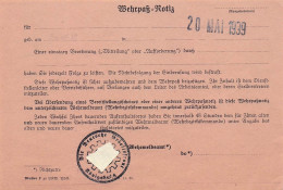 WEHRPASS NOTIZ 05/1939 - 1939-45
