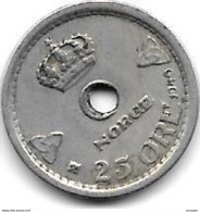 Norway 25 Ore 1949 Km 384  Vf+ - Norvège