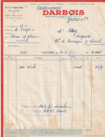 21-Ets Darbois Frères & Cie..Droguerie En Gros...Dijon....(Côte-d'Or)...1951 - Drogisterij & Parfum